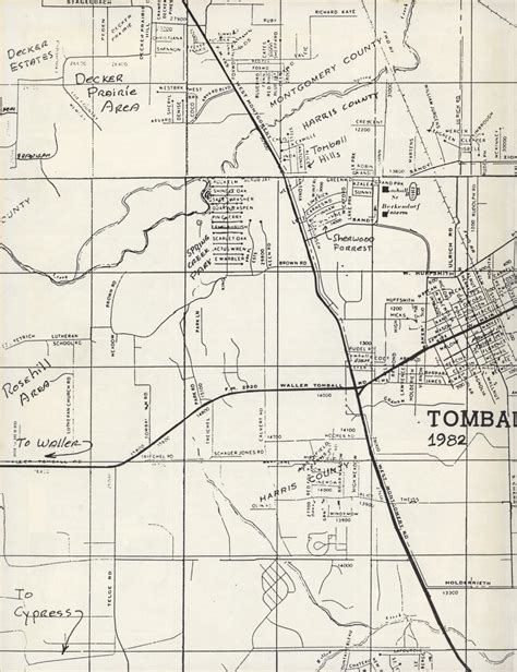 A Tribute To Tomball A Pictorial History Of The Tomball Area Page