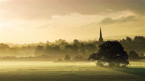 Early Morning Mist Gloucestershire England Rbreathless