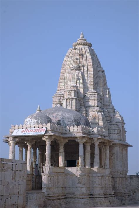 Meeras Temple To Krishna At Chittorgarh Fort Rajasthan Ancient
