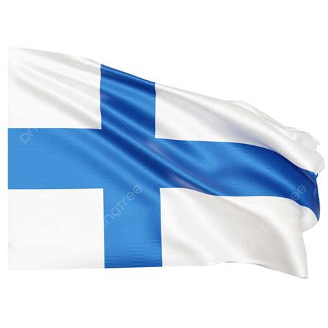 Finland Flag Waving Finland Flag With Pole Finland Flag Waving