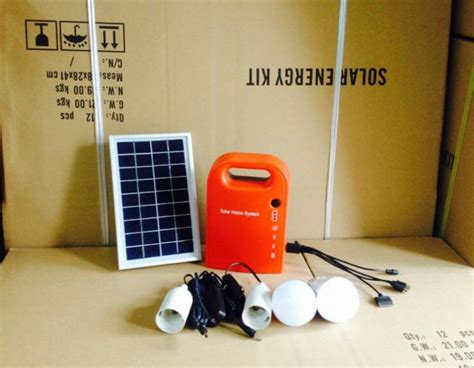 Mini Solar Home System Portable Solar Energy Kit Solar Generator With 2