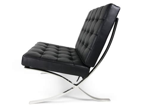 The barcelona chair is a chair designed by mies van der rohe and lilly reich, for the german pavilion at the international exposition of 1929, hosted by barcelona, catalonia, spain. Barcelona chair - Black