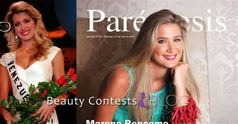 Marena Bencomo Miss Venezuela 19961997 Before And After Miss World
