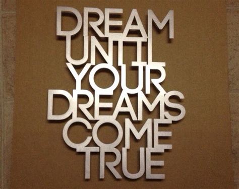 Dream Metal Wall Art Quote Dream On Aerosmith Dream Until Your