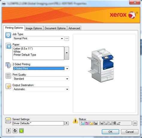 How To Save Presets In Xerox Printer Drivers