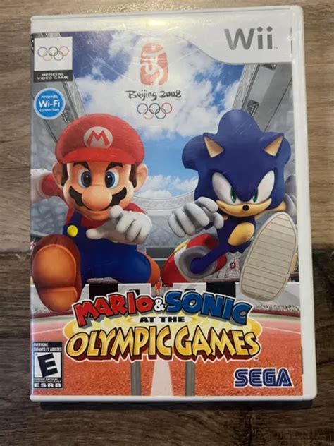 Mario Sonic At The Olympic Games Nintendo Wii Cib Picclick Uk