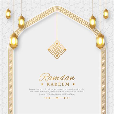 Premium Vector Ramadan Kareem Arabic Elegant Luxury Ornamental