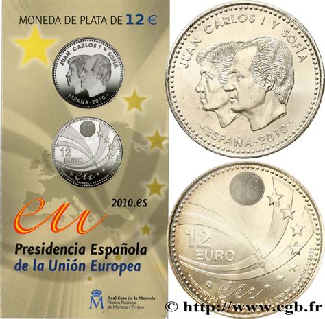 Spain Blister 12 Euro PrÉsidence Espagnole De Lunion EuropÉenne 2010