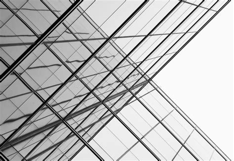 Architecture Of Geometry At Glass Window Stock Photo Image Of