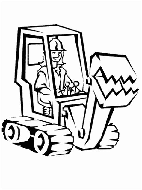 Printable Construction Coloring Pages Sketch Coloring Page