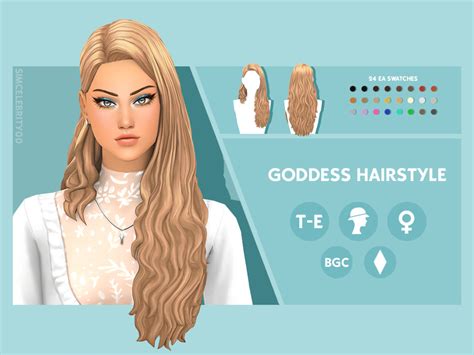 The Sims Resource Goddess Hairstyle