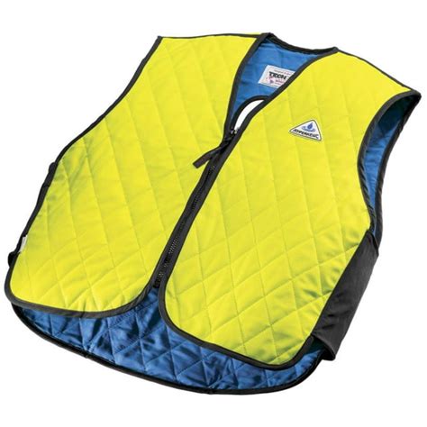 Hyperkewl Evaporative Cooling Vest Sport Hi Viz Lime Safety
