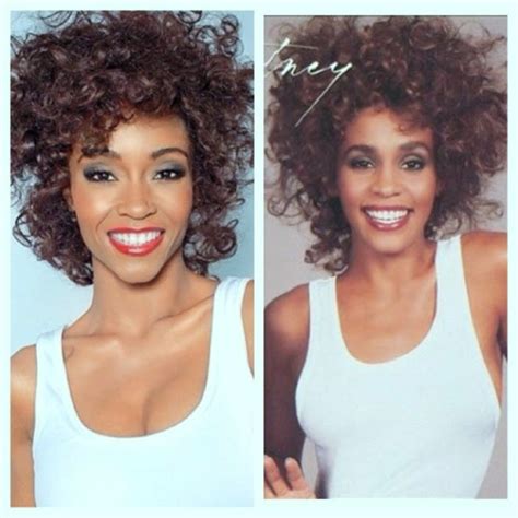 First Look At Yaya Dacosta As Whitney Houston For Lifetime Biopic