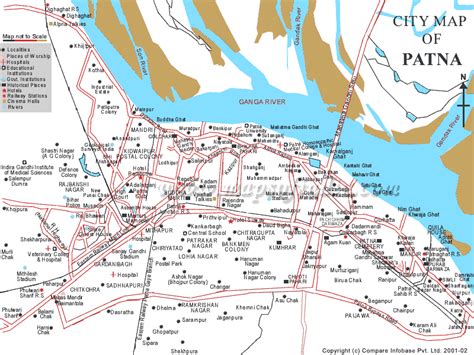 Map Of Patna Patna Tourist Maps Patna Tourism Maps Patna Travel Maps