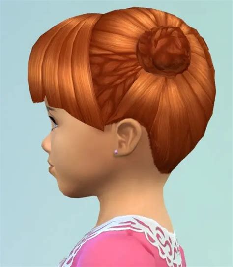 Birksches Sims Blog Toddler Braided Twins Hair Sims 4 Hairs