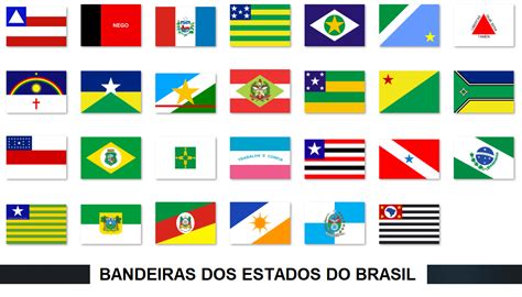 Bandeiras Dos Estados Brasileiros Mundo Da Geografia