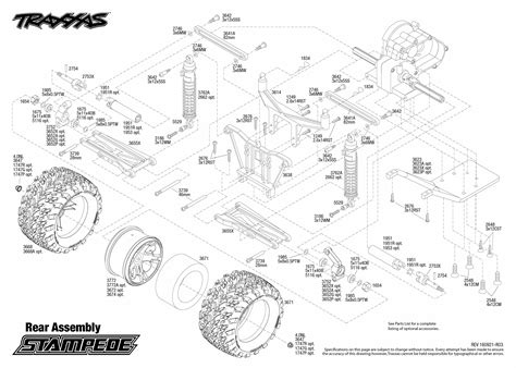 Exploded View Traxxas Stampede 110 Tq Rtr Rear Part Astra