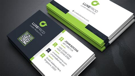 Customize your business card online and download it for free. Creating a Modern Business Card Design #03 - Coreldraw ...