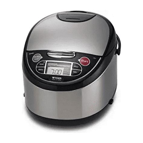 Tiger Jax T U K Cup Uncooked Micom Rice Cooker With Food Steamer