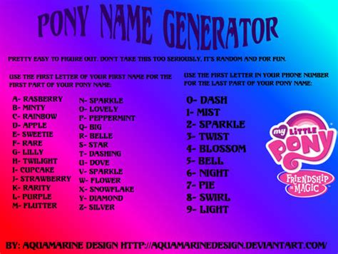 Simply select how many characters you want and hit the green button to get random dragon ball characters. Image - Pony name generator meme by aquamarinedesign-d47icq9.jpg - Dragon Ball Wiki - Wikia