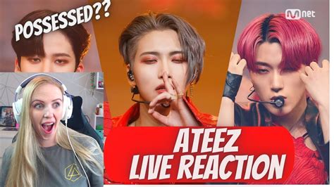 Irish First Time Reaction ATEEZ Live Performance YouTube