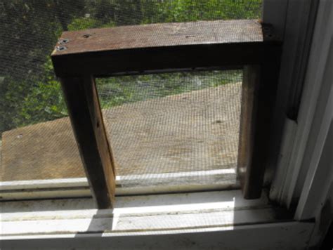 A cat door window insert is a simple, easy way to get a kitty door in your window and allow them the freedom to go in and out. Homemade pet door