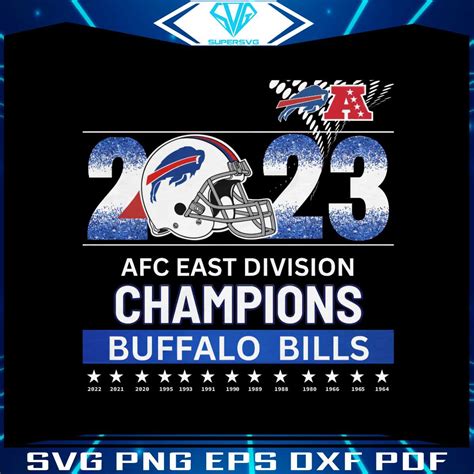 Afc East Champions 2023 Buffalo Bills Png