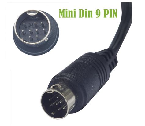 9 Pin Mini Din Male To 3 X 35mm For Audio Devices And Sound Cards 18