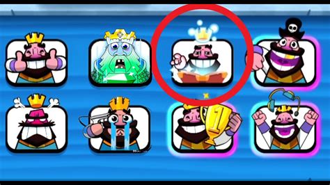 All King Emotes In Clash Royale Youtube