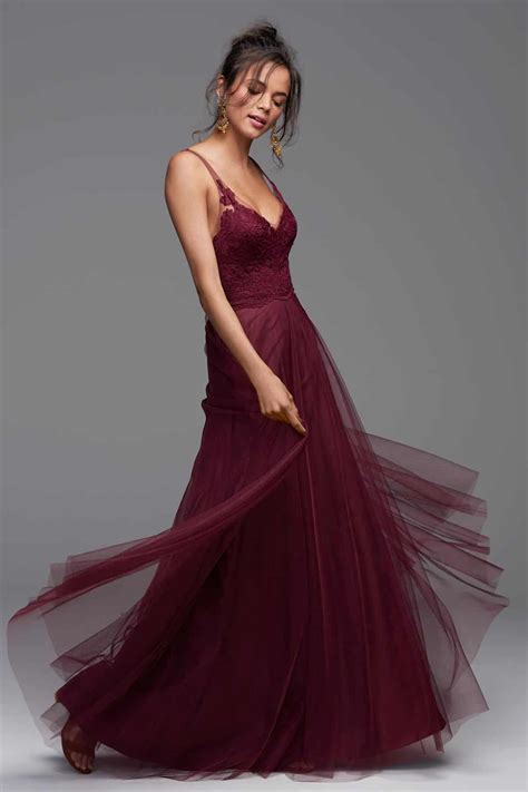 10 Beautiful Burgundy Dresses For Your Bridesmaids Queensland Brides