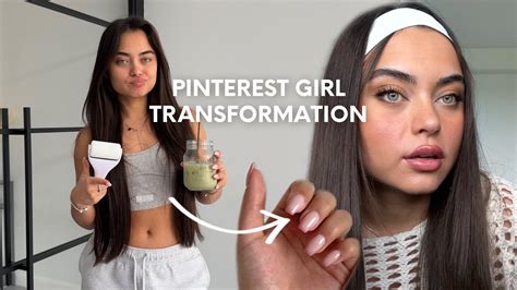 Pinterest Girl Makeup Nails Outfit And Hair Transformation Youtube