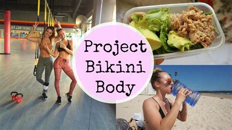 Project Bikini Body Fat Burning Workout Full Day Of Eating Youtube