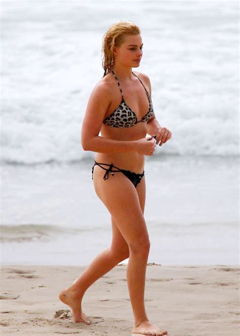 Margot Robbie In A Bikini At A Beach In Byron Bay December 2014