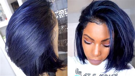 As one of the darkest amplified hair colour shades, this hair colourant is sure to create a striking effect. RAVEN MIDNIGHT BLUE HAIR COLOR AND CUT TUTORIAL DENIM BLUE ...