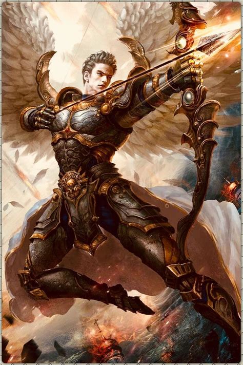Male Archangels Angel Warrior Fantasy Art Angel Art