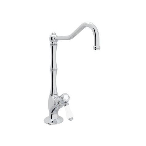 10 best country kitchen faucets of april 2021. Rohl Country Kitchen Polished Chrome 1-Handle Deck Mount ...