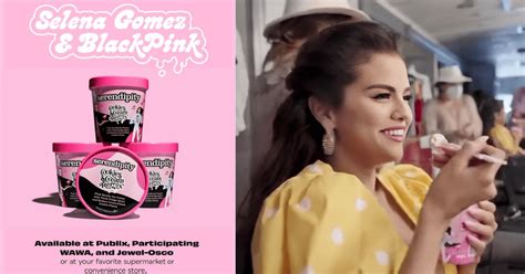 Ozuna, selena gomez, dj snake, cardi b. Selena Gomez Released Her Own Serendipity Ice Cream Flavor ...