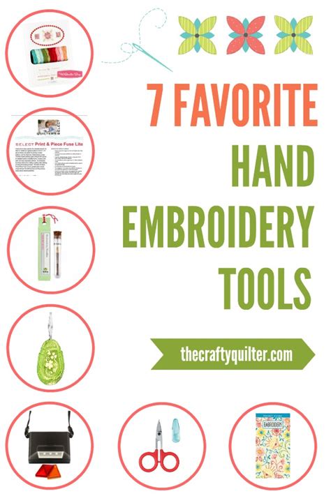 My 7 Favorite Hand Embroidery Tools The Crafty Quilter