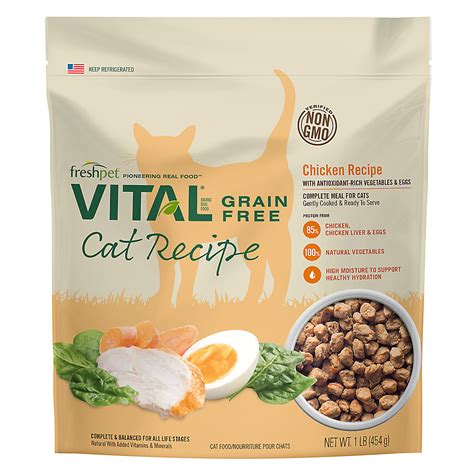 Refrigerated Dog Food New Freshpet Vital® Refrigerated Cat Food Grain