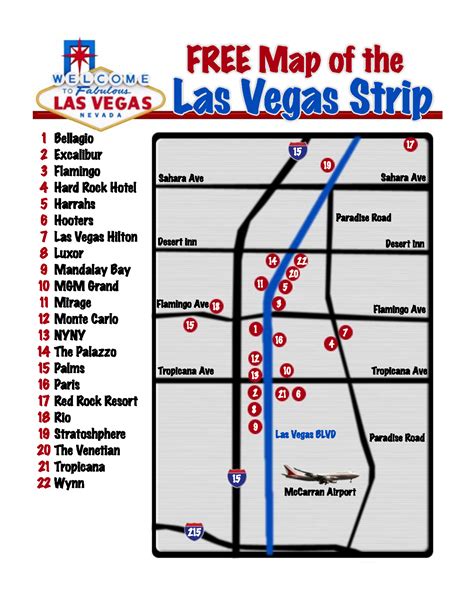 Las Vegas Strip Map Hotels 2020 Coelinasdesigns