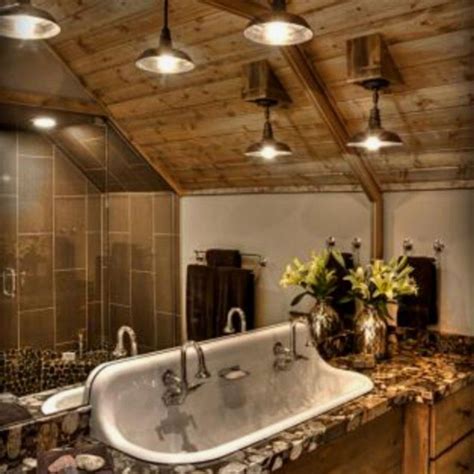 10 creative rustic style bathroom lighting ideas to complete a new bathroom in a cottage