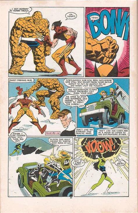 Wolverine Vs The Thing Battles Comic Vine