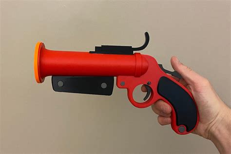 Pyro Flare Gun Prop Functional Trigger Tf2 Etsy