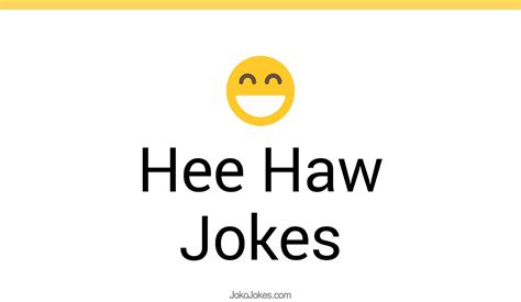 5 Hee Haw Jokes And Funny Puns Jokojokes
