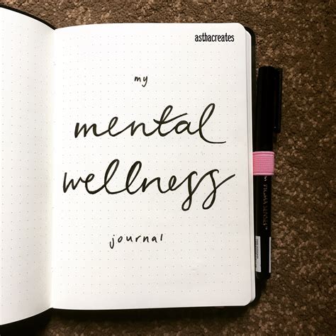 Mental Health Bullet Journal Mental Wellness Mondays Astha Creates
