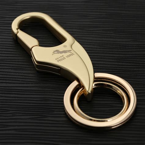 Cool Creative Design Brand Stainless Steel Luxury Keychain For Women