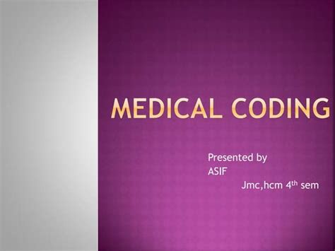 Medical Coding Introduction