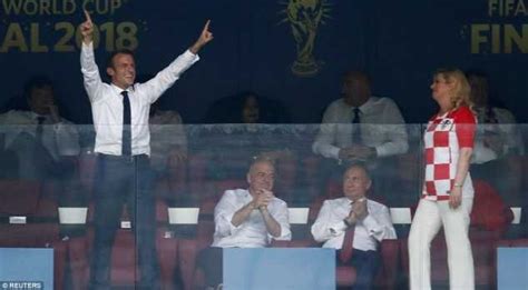Mark wright reveals emotional moment michelle keegan told him to hug his dad after tragic death of his uncle eddie. Presidents Macron & Kolinda Grabar-Kitarovic At The Russia 2018 Final (Photos) - Sports - Nigeria