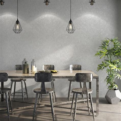 Beibehang Modern Minimalist Pure Color Gray Wallpaper Nordic Style