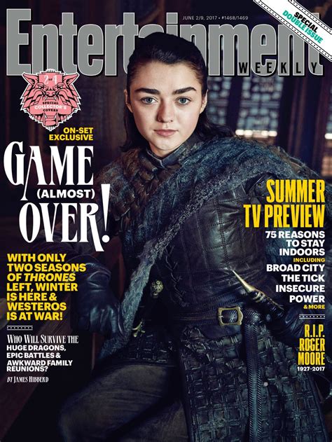 Sophie Turner And Maisie Williams In Entertainment Weekly Magazine June